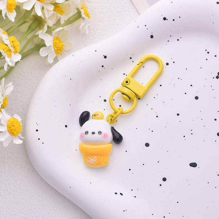 Wholesale Cartoon Cute Resin Keychain JDC-KC-Jiax003