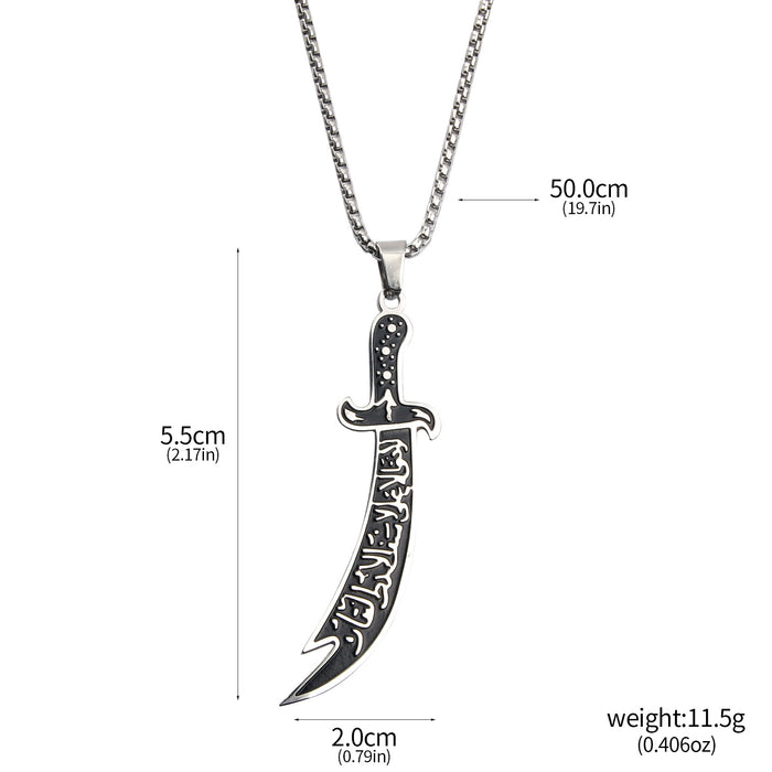 Wholesale Evil Eye Necklace Weapon Model Pendant Pendant