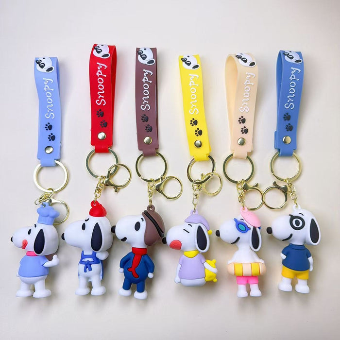 Wholesale Cartoon PVC Car Keychain Charm Cute Bag Accessory Gift Boutique Resale