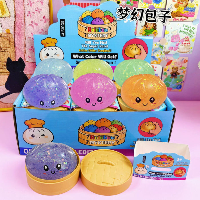 Wholesale Trendy Vinyl Steamed Bun Squeeze Toy - Stress Relief for Youth