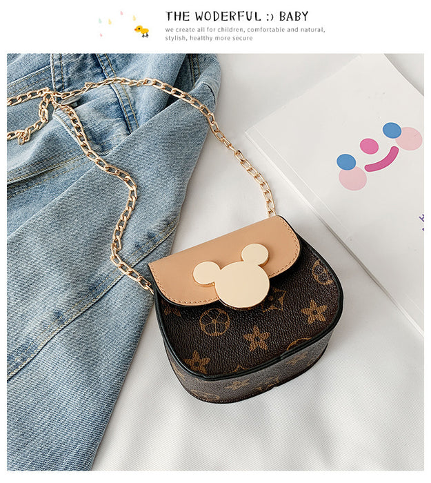 Wholesale PU material kids'  crossbody shoulder bag