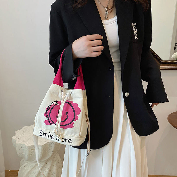 Wholesale Printed Large Capacity Simple Student Shoulder Bag