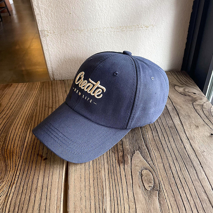 Wholesale Big head baseball cap women's long brim cap wide brim sunscreen hat