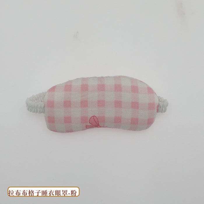 Wholesale Pajamas Set Pendant Doll Cute Plaid Eye Mask Baby Clothes  Replaceable Clothes