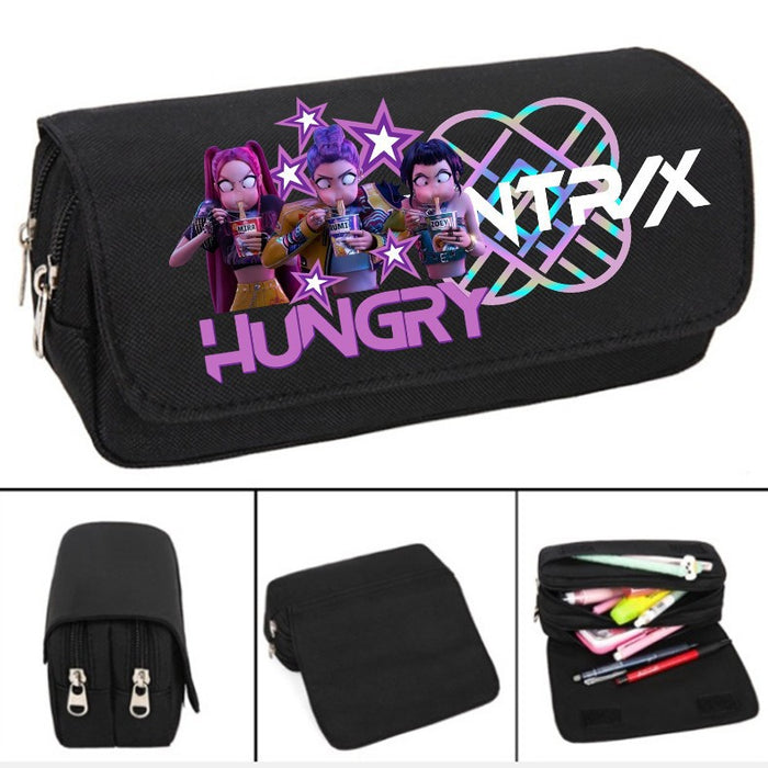 Wholesale Anime KPOP pencil case large capacity pencil bag