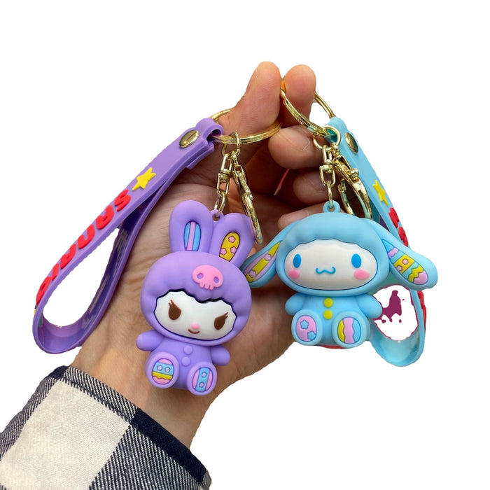 Wholesale Doll keychain pendant cute cartoon car keychain
