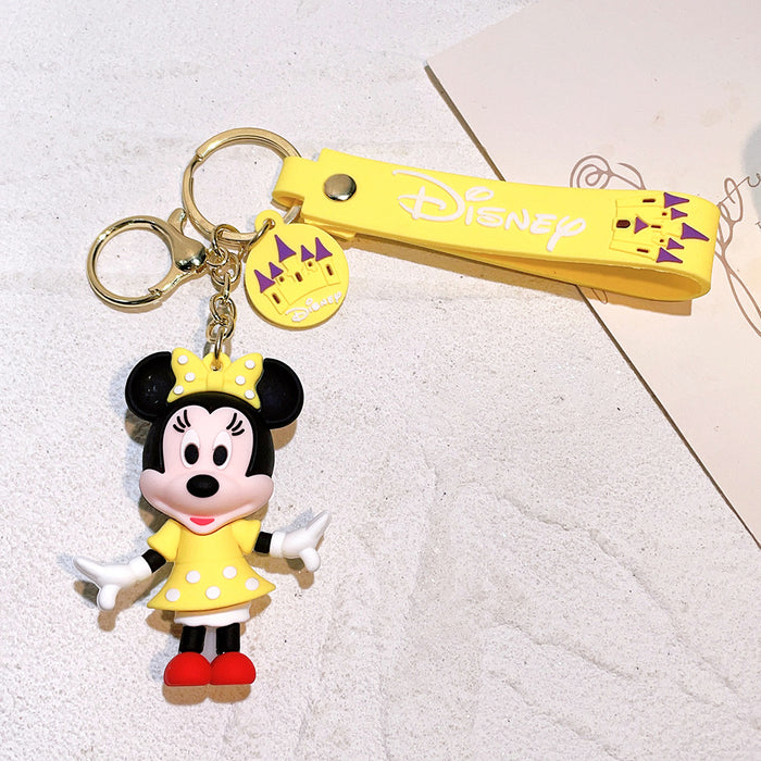 Wholesale Christmas Cartoon Anime Silicone Keychain JDC-KC-Qiwei034