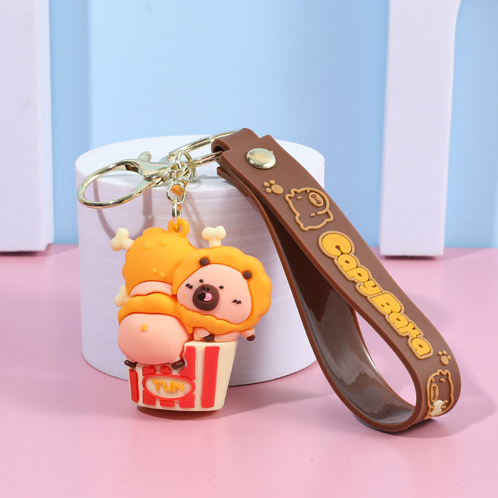 Wholesale  Capybara Small Pendant Doll Keychain