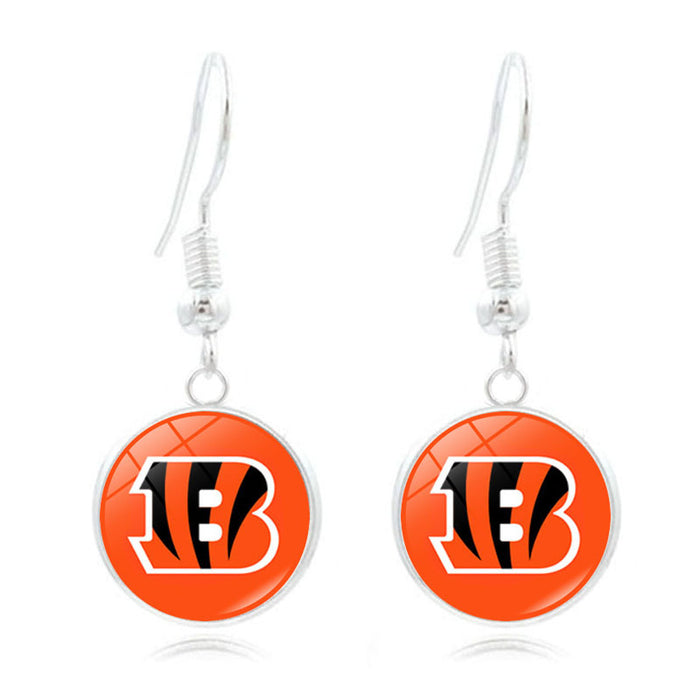 Wholesale Football Team  Pattern Earrings   Ear Jewelry