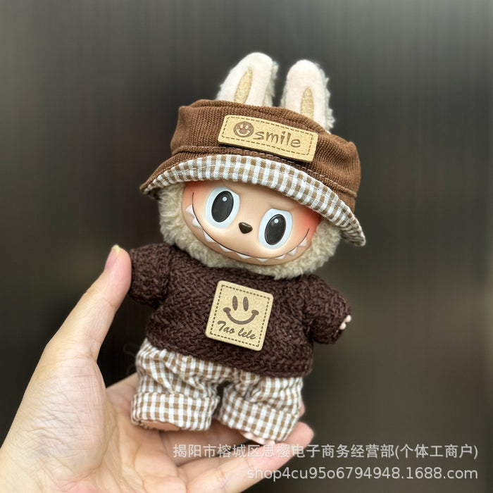 Wholesale 17cm mini doll clothes plush clothing replacement