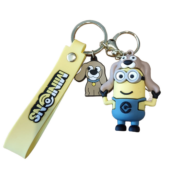 Wholesale Metal Keychain Cartoon Zodiac Design Student Gift Key Ring Accessory MOQ≥2