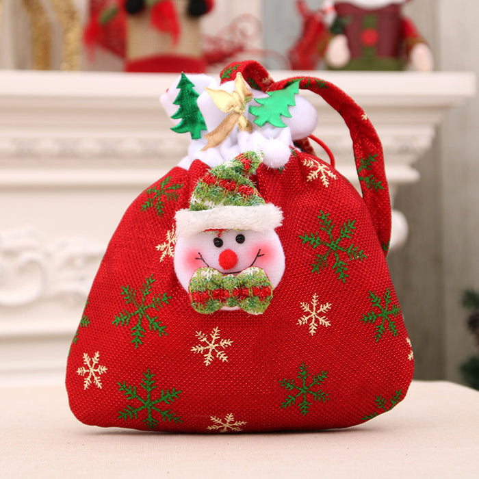 Wholesale Christmas Apple Bag, Handbag, Christmas Eve Gift Bag, Kidsren' s Small Gift Bag, Christmas Apple Bag