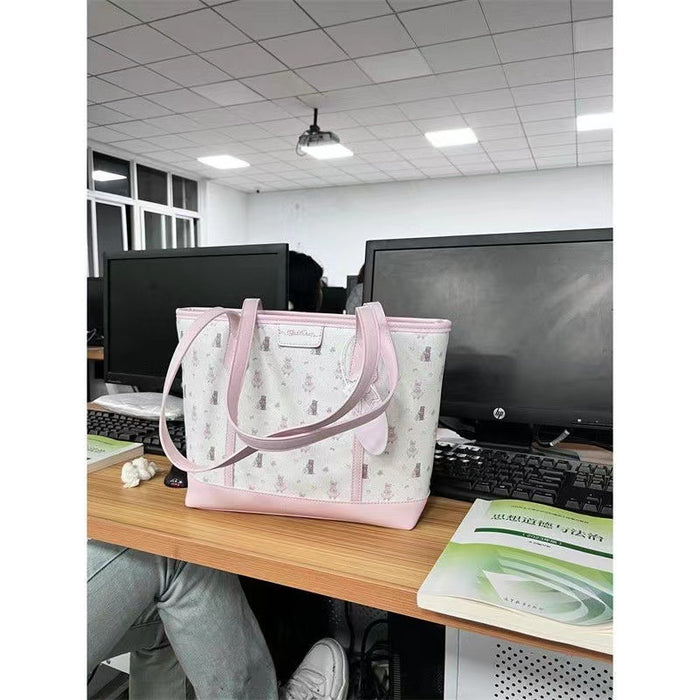 Wholesale Tote bag, large capacity cute tote bag, class commuting shoulder bag
