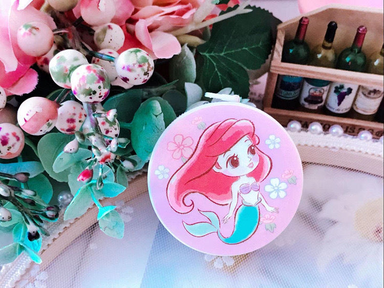 Wholesale Cute Girl Heart Measuring Ruler Tape Measure Portable Round Pull Ruler Automatic Telescopic Soft Ruler Measurements Ruler