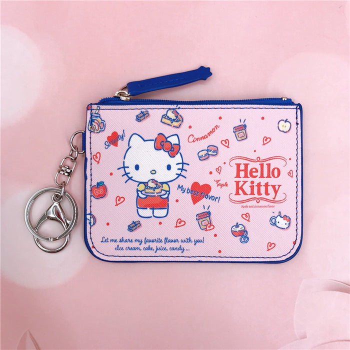 Wholesale PU Cartoon Printing with Key Ring Card Holder Coin Purse JDC-WT-YaLL018