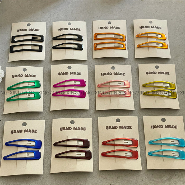 Wholesale New colored oil droplet bangs clip