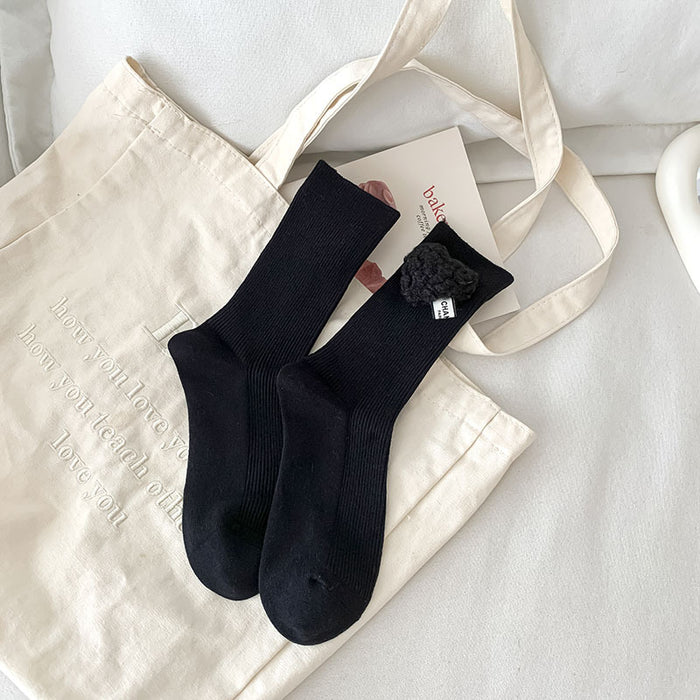 Wholesale Socks Cute Cartoon Doll Middle Tube Accessories Socks Independent Packaging