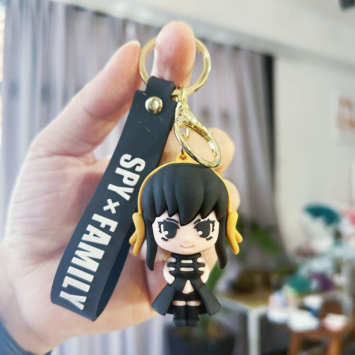 Wholesale Cute PVC Cartoon Keychains for Couples