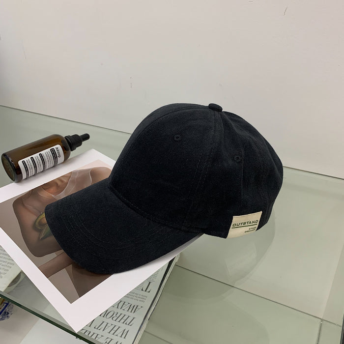 Wholesale New retro patchwork baseball cap versatile spring and summer sun hat soft top duckbill cap for men