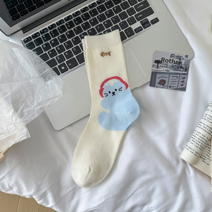 Wholesale Cartoon socks, cute and versatile, boneless socks, pile up socks