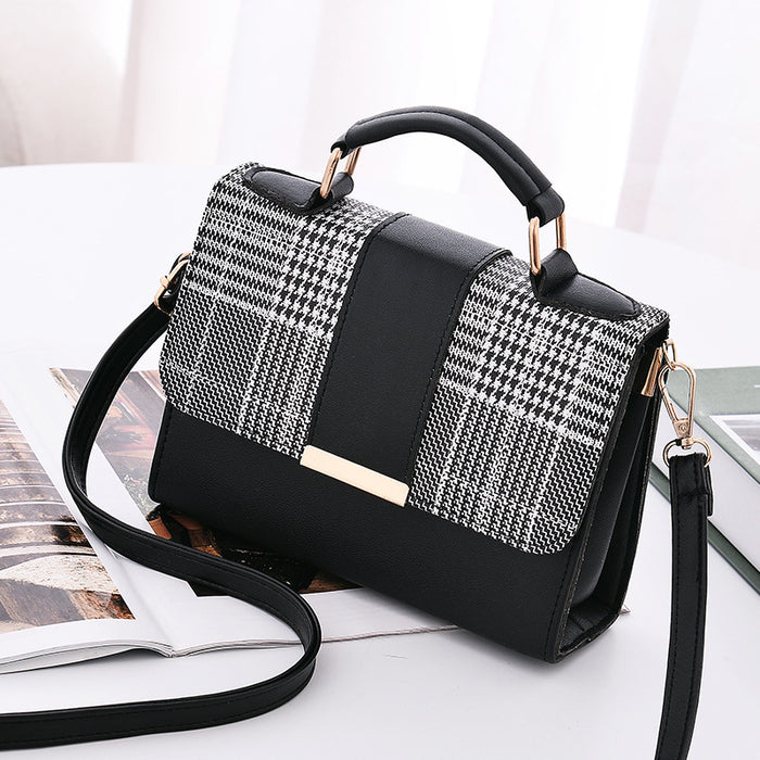 Wholesale PU Trendy Fashion Contrast Color Shoulder Bag JDC-SD-Longy001