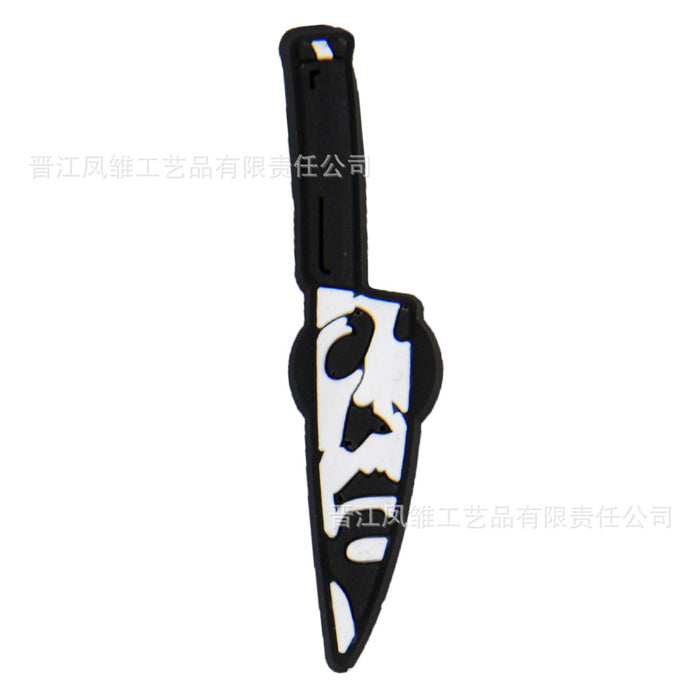 Wholesale 50pcs Horror Tarot  Series Shoes Charms Accessories Slippers Accessories Patch Decorative Shoe Buckle