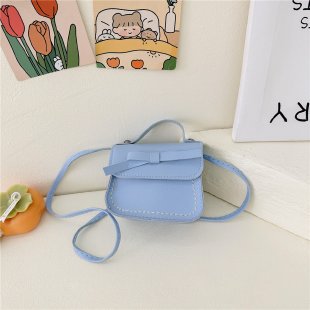 Wholesale Children's crossbody bag, girls' bow, simple and fashionable baby single shoulder change accessory bag