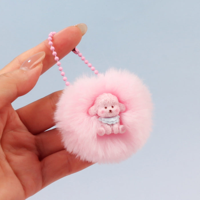 Wholesale Plush Pom Pom Keychain Fashion Accessory For Bags And Gifts