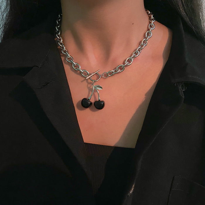 Wholesale Titanium steel necklace versatile high-end sweater chain accessories collarbone chain accessories