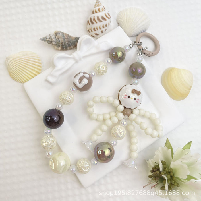 Wholesale Bracelet Decorative Pendant Mobile Phone Hanging Keychain Doll DIY Cute Bag Hanging Chain