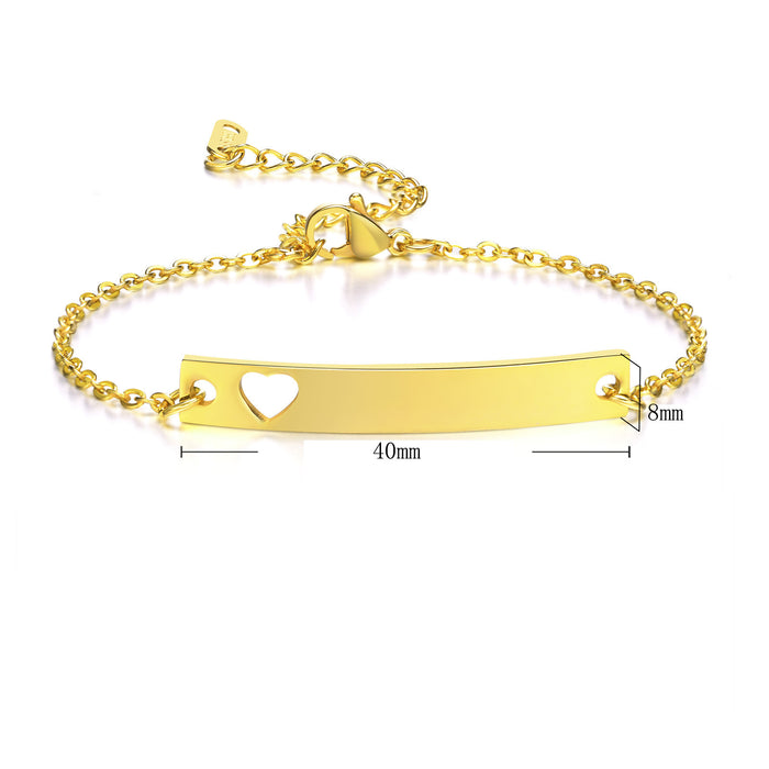 Wholesale Titanium steel bracelet, DIY bracelet, fashionable stainless steel bracelet