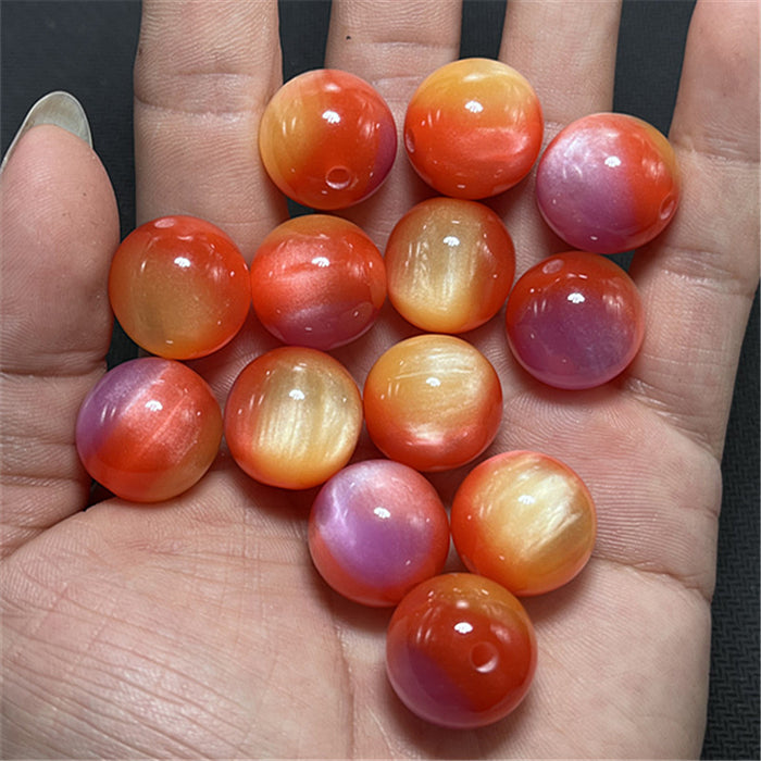 Wholesale 200pcs 16MM Cat Eye Resin Beads JDC-BDS-Xiaox003