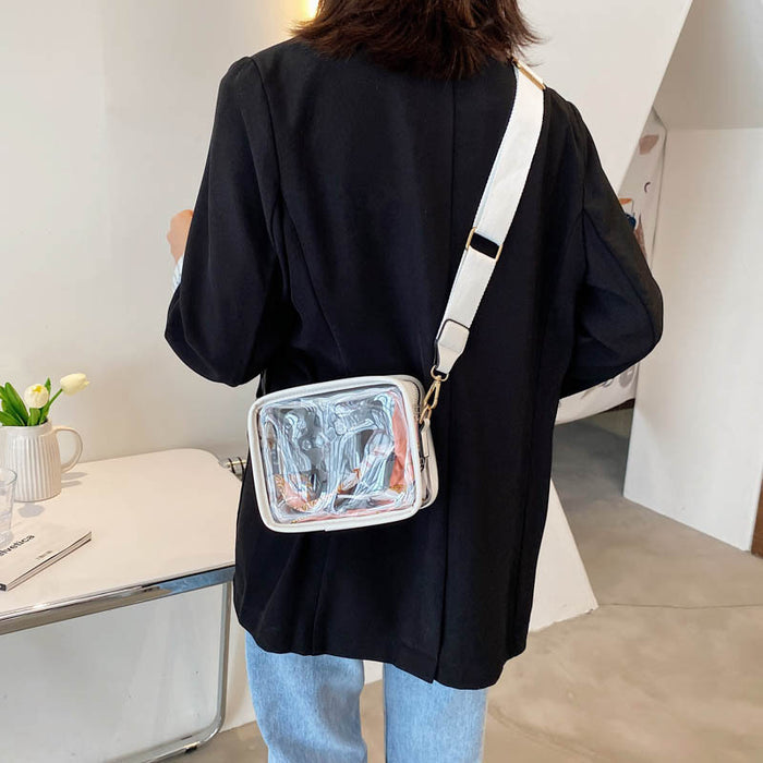Wholesale Transparent PVC Ladies Messenger Bag JDC-SD-YouYJ003