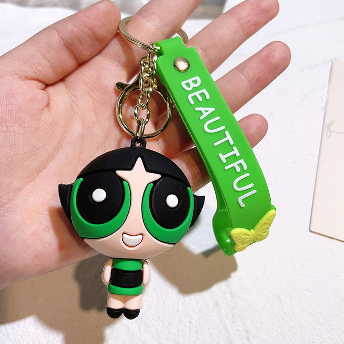 Wholesale Cartoon Silicone Doll Keychain JDC-KC-QiChao039