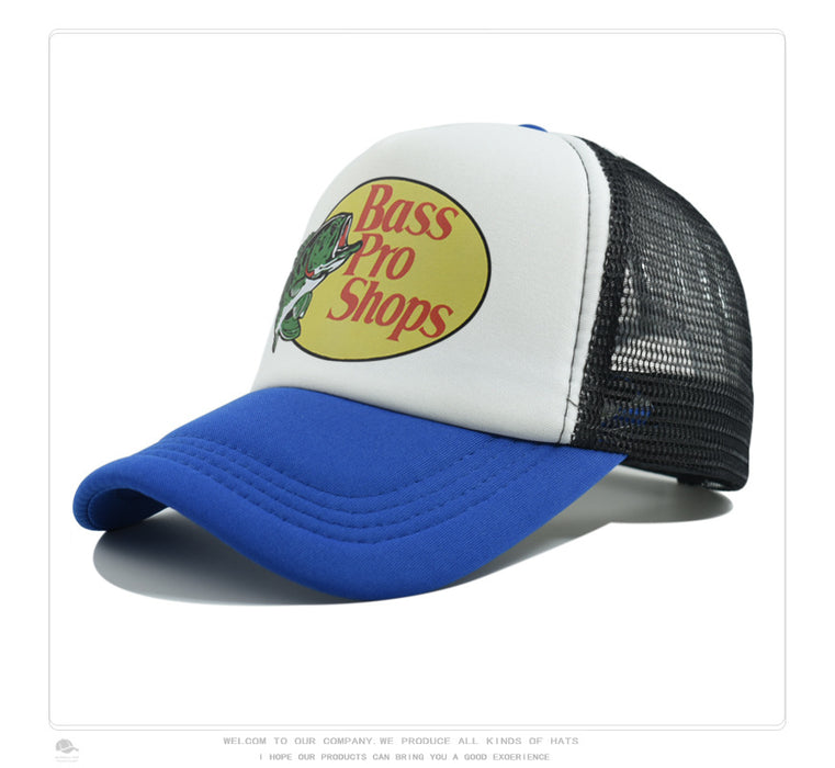 Wholesale Printed baseball cap summer net cap outdoor sunscreen sunshade driver cap