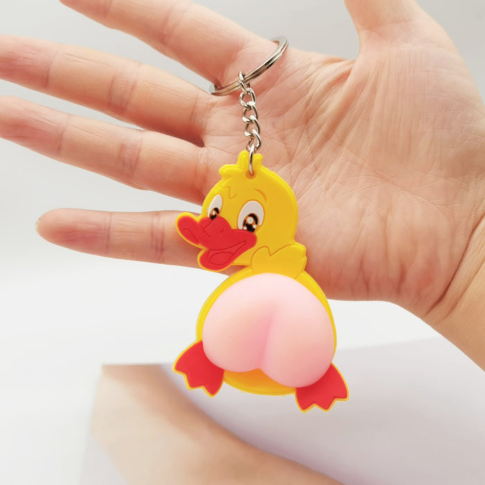 Wholesale PVC Butt Doll Keychain JDC-KC-XiangY066