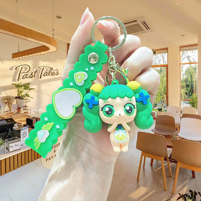 Wholesale Cartoon Cute Keychain Pendant Wholesale Epoxy Doll Car Small Ornament Jewelry Doll Accessories Couple