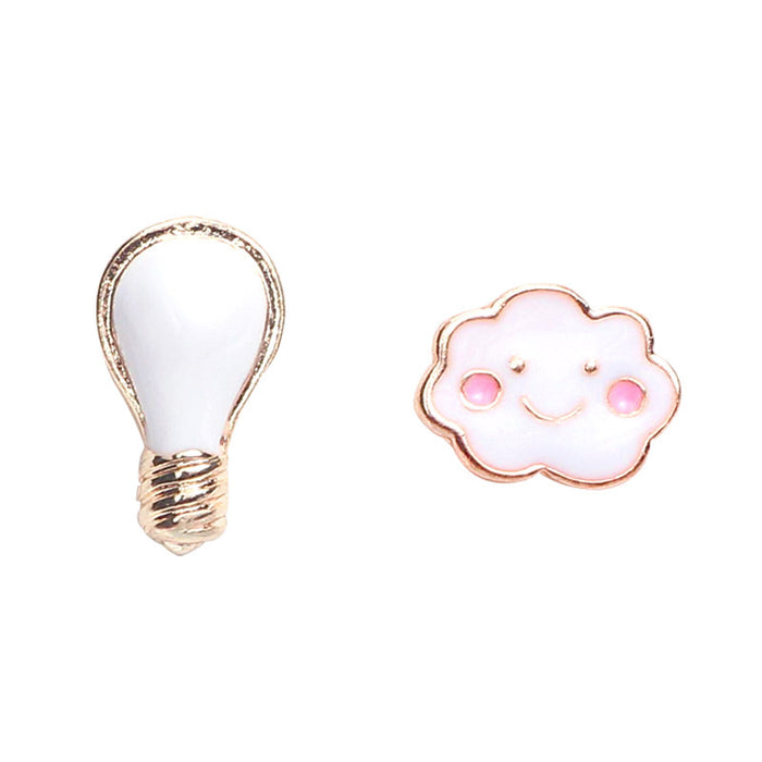 Wholesale Oil Drop Cartoon Animal Alloy Earrings JDC-ES-MDD102