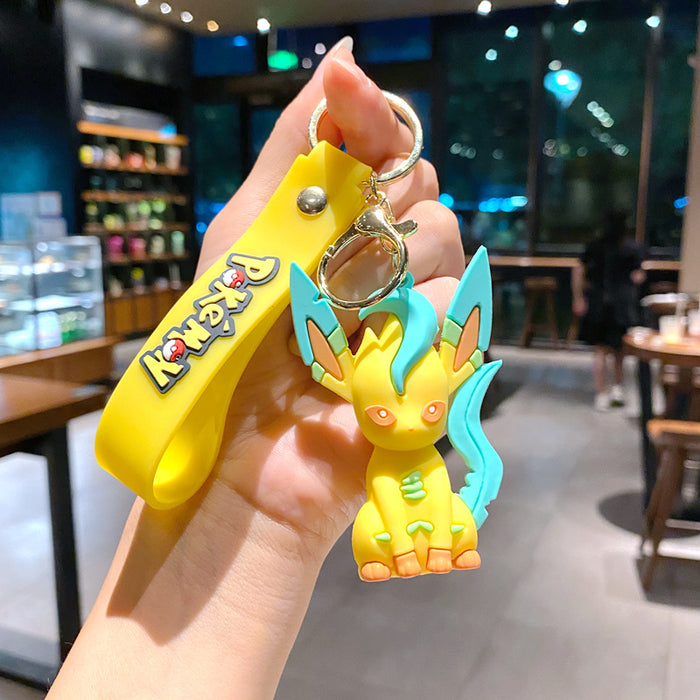 Wholesale Creative keychain cartoon figurine car keychain couple bag pendant