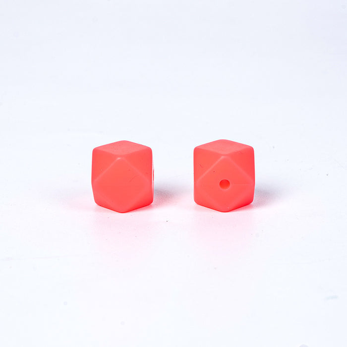 Wholesale 20pcs Hexagonal Silicone Beads JDC-BDS-HeXing018