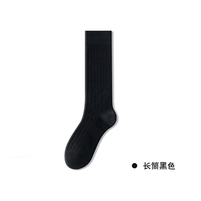 Wholesale Pile socks made of pure cotton, mid tube socks, boneless socks
