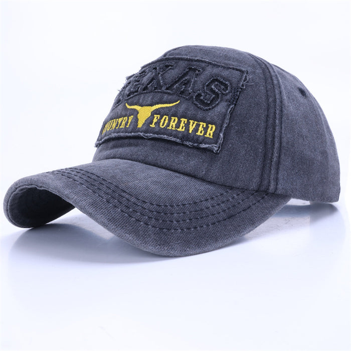 Wholesale Alphabet baseball cap, fashionable retro casual sun hat, autumn spring summer men's duckbill cap