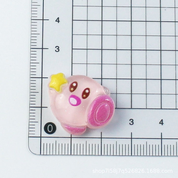 Wholesale Transparent Heart Burger Resin Accessories Cream Glue Mobile Phone Case Accessories Hairpin Headdress Material