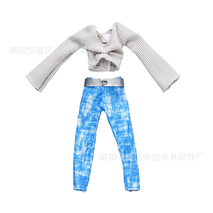 Wholesale Autumn clothes,  fresh and simple clothing mini design baby clothes girls'  toys