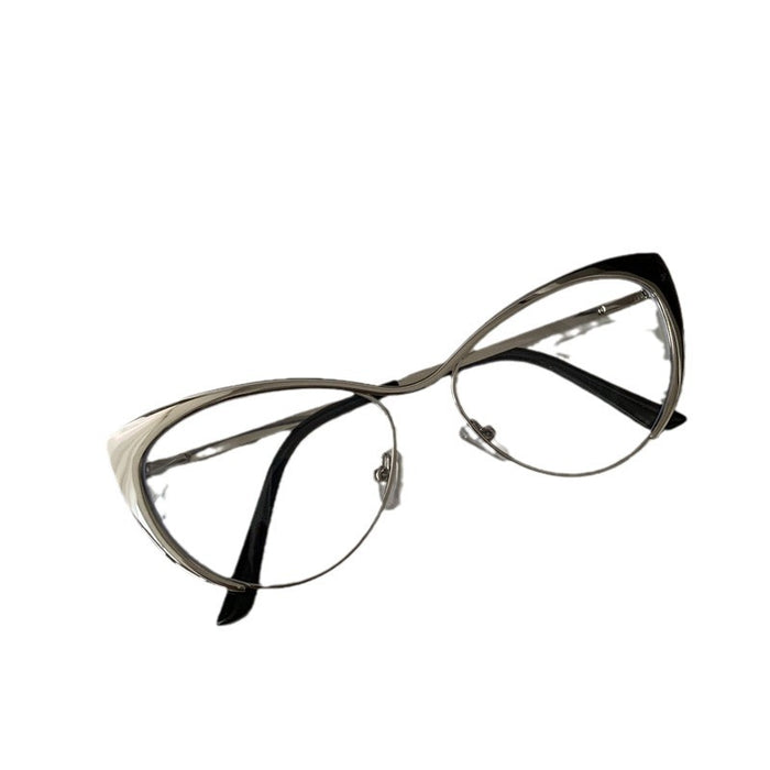 Wholesale Retro anti blue light flat lens can be paired with myopia glasses frame