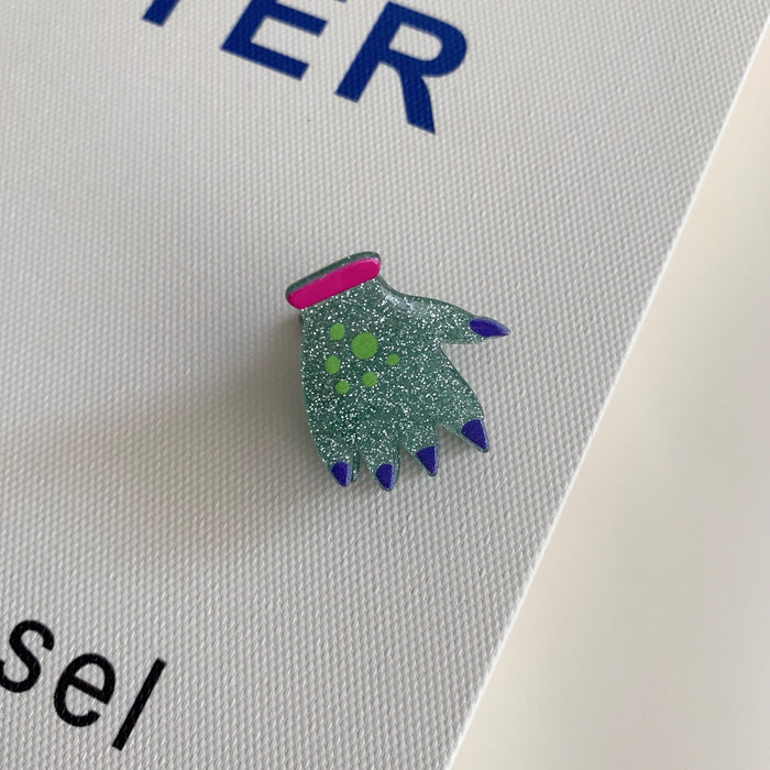 Wholesale  Fun Small Clip Funny Ghost Pumpkin Black Bat Personalized Acrylic Hair Clip Hair Accessory