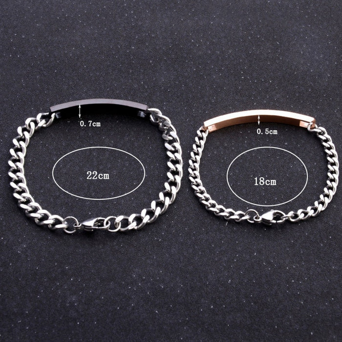 Wholesale New couple bracelet, student minimalist bracelet