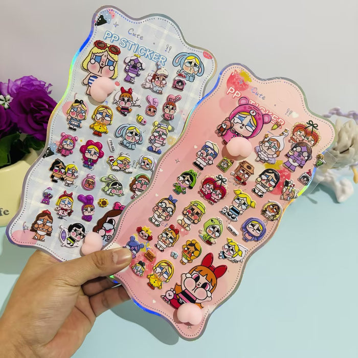 Wholesale Cute Butt Stickers 3D Stickers Journal Stickers