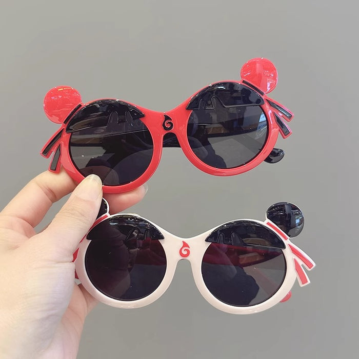 Wholesale Children's Glasses Silicone Sunglasses Sunglasses Baby Cartoon UV Protection