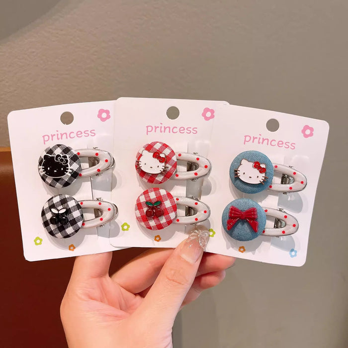Wholesale Cute Cartoon Cat Hair Clips for Girls Hair Accessory